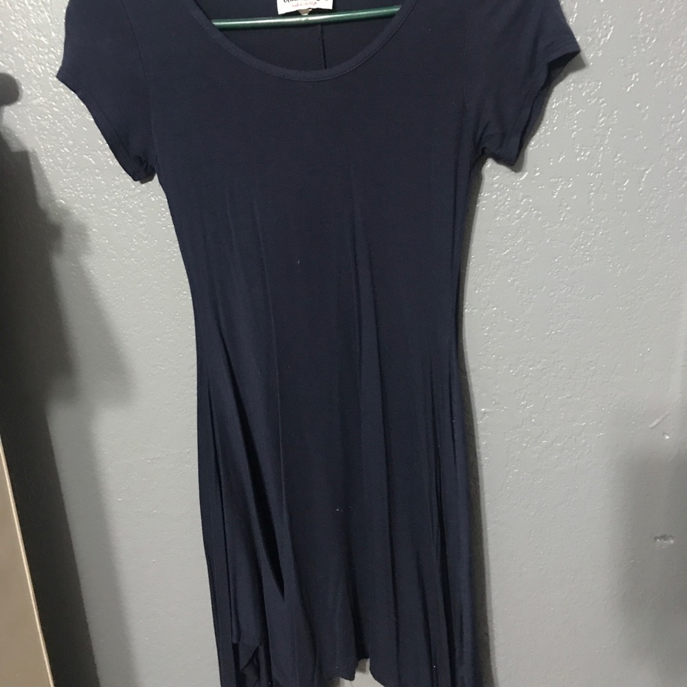 navy blue dress